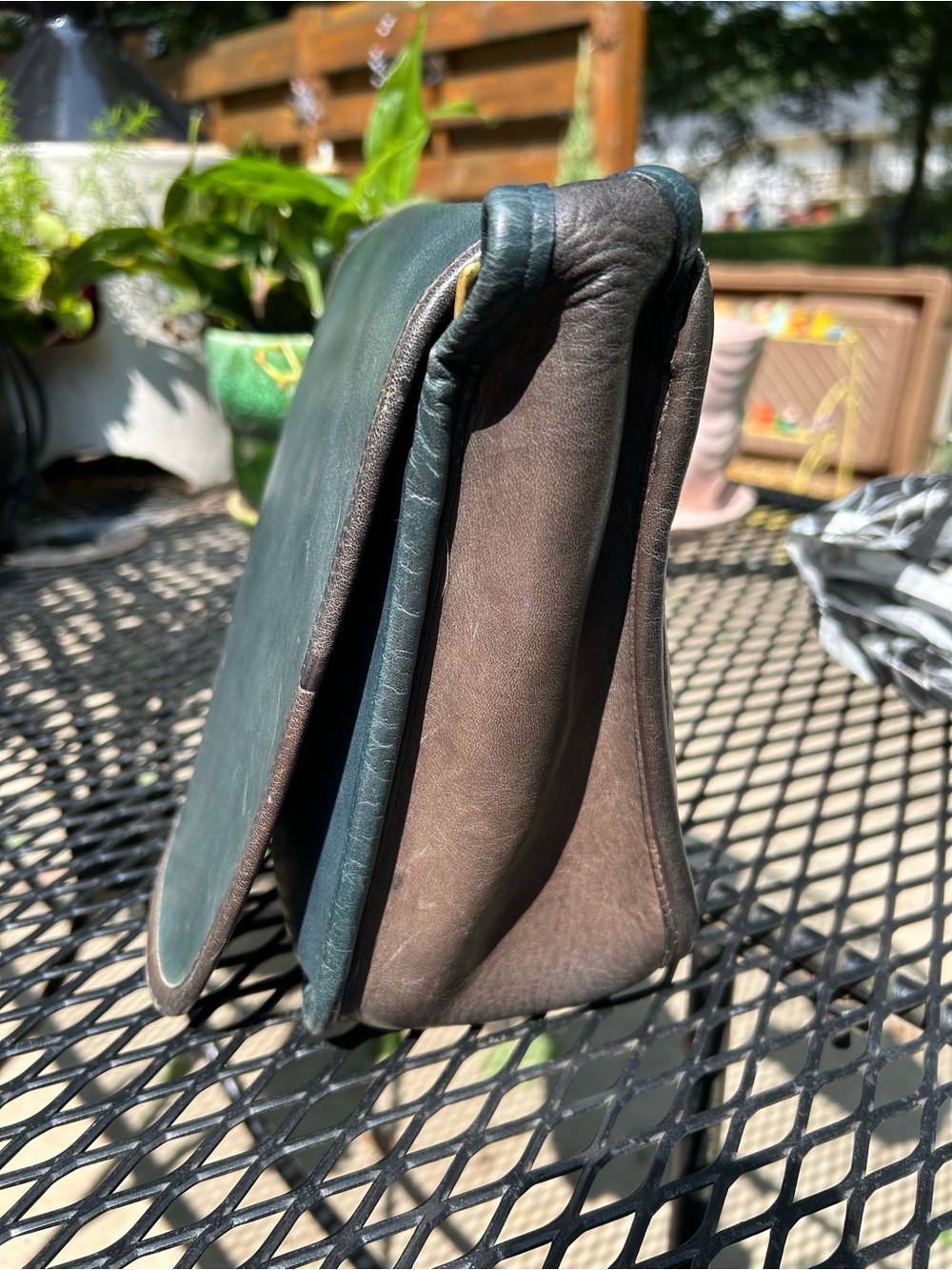 Coach Vintage Blue Classic Shoulder Bag - Picture 7 of 16